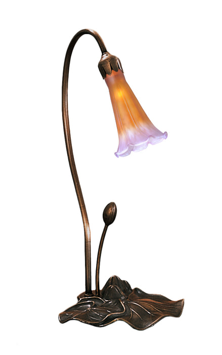 Meyda Tiffany 12460 One Light Accent Lamp, Mahogany Bronze