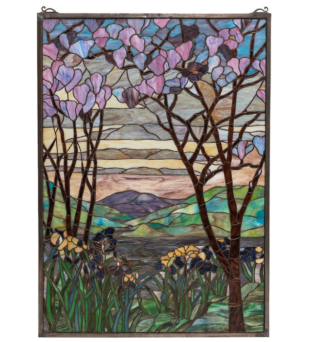 Meyda Tiffany 12514 Window, Bapa Purple/Blue Pink Jana Japb Avocado Purple/Blue