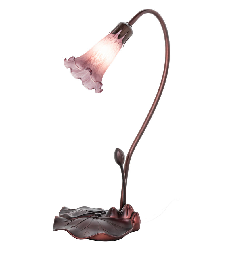 Meyda Tiffany 12615 One Light Accent Lamp, Mahogany Bronze