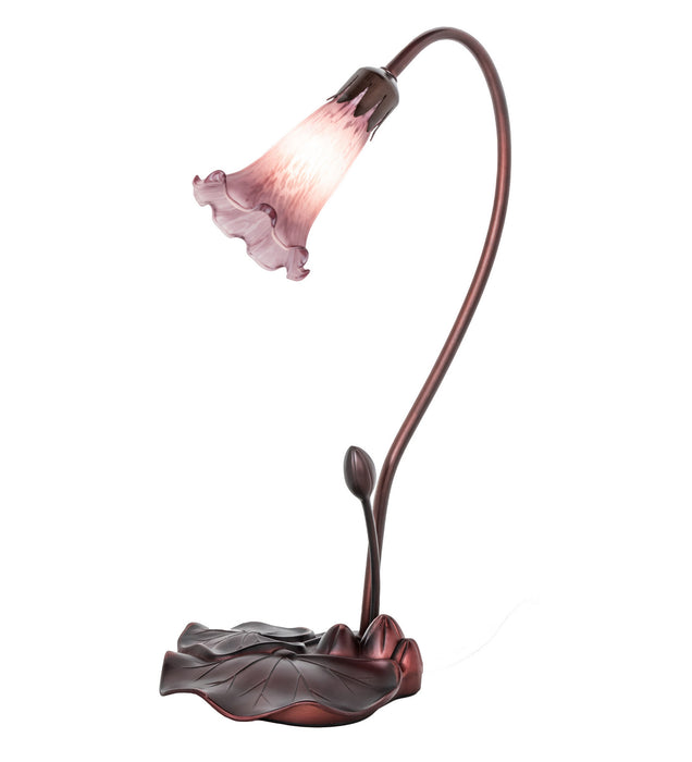 Meyda Tiffany 12615 One Light Accent Lamp, Mahogany Bronze