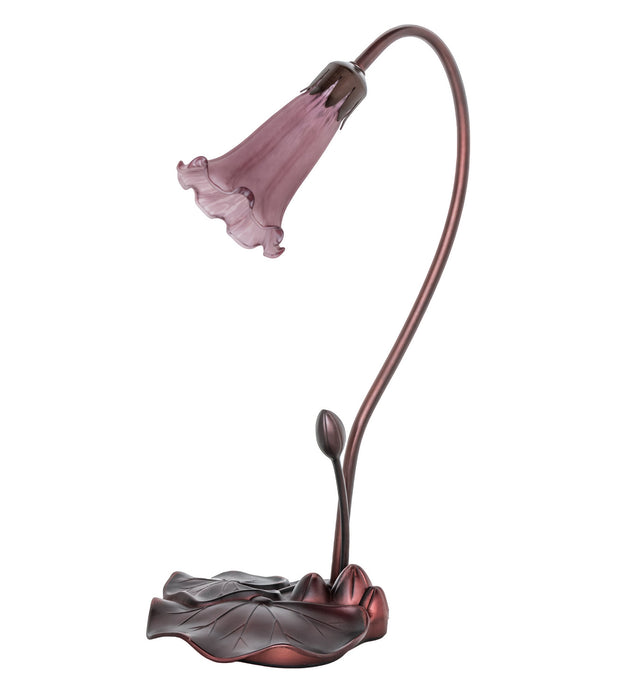Meyda Tiffany 12615 One Light Accent Lamp, Mahogany Bronze