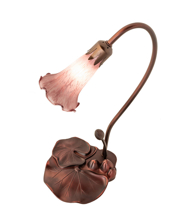 Meyda Tiffany 12615 One Light Accent Lamp, Mahogany Bronze