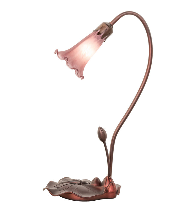 Meyda Tiffany 12615 One Light Accent Lamp, Mahogany Bronze