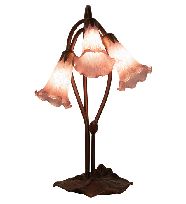 Meyda Tiffany 13863 Three Light Accent Lamp, Mahogany Bronze
