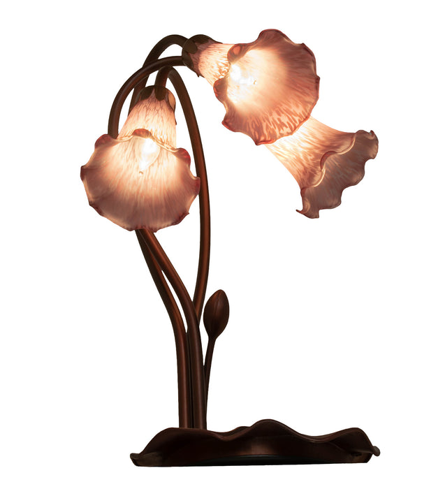 Meyda Tiffany 13863 Three Light Accent Lamp, Mahogany Bronze