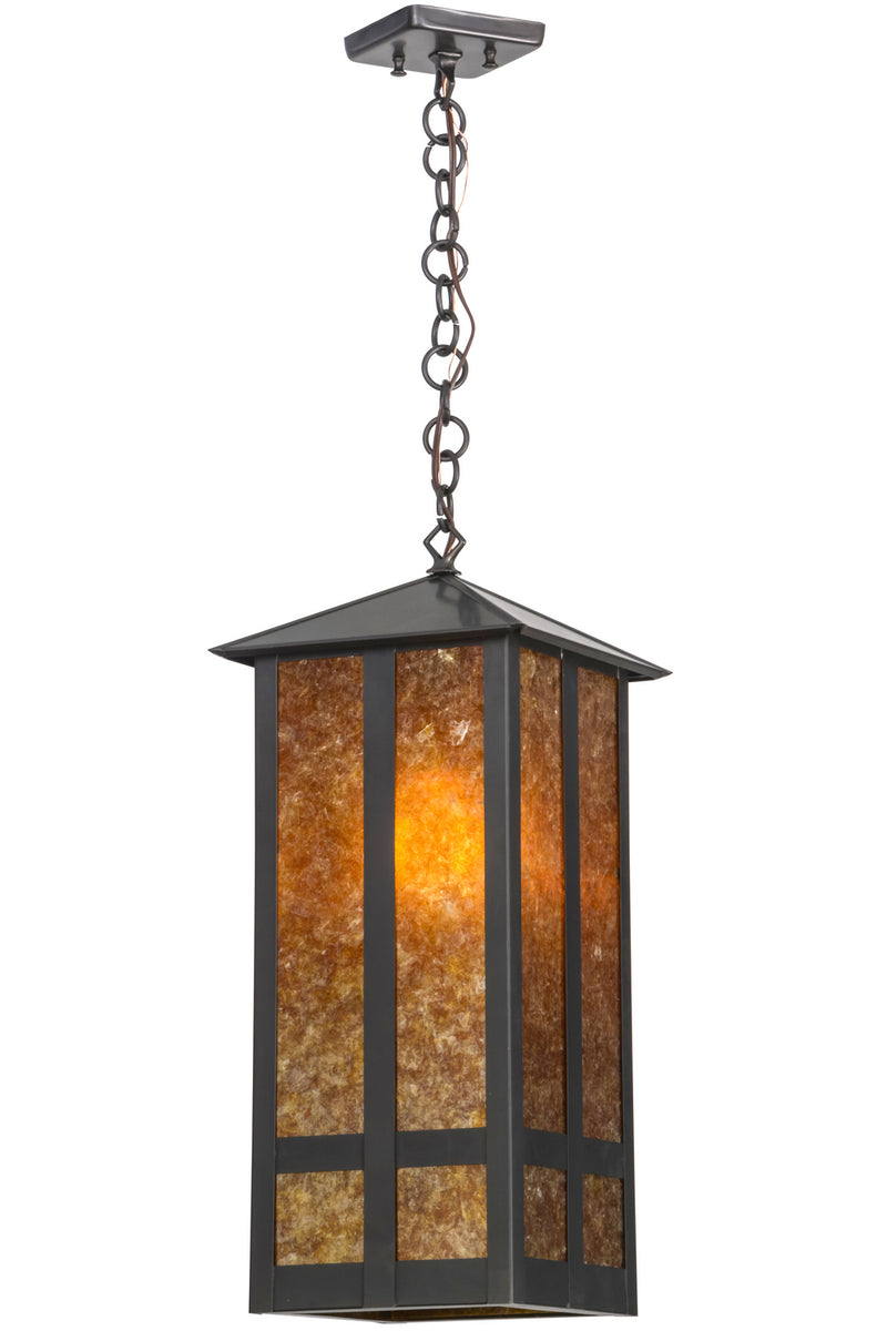 Meyda Tiffany 13950 One Light Pendant, Craftsman Brown