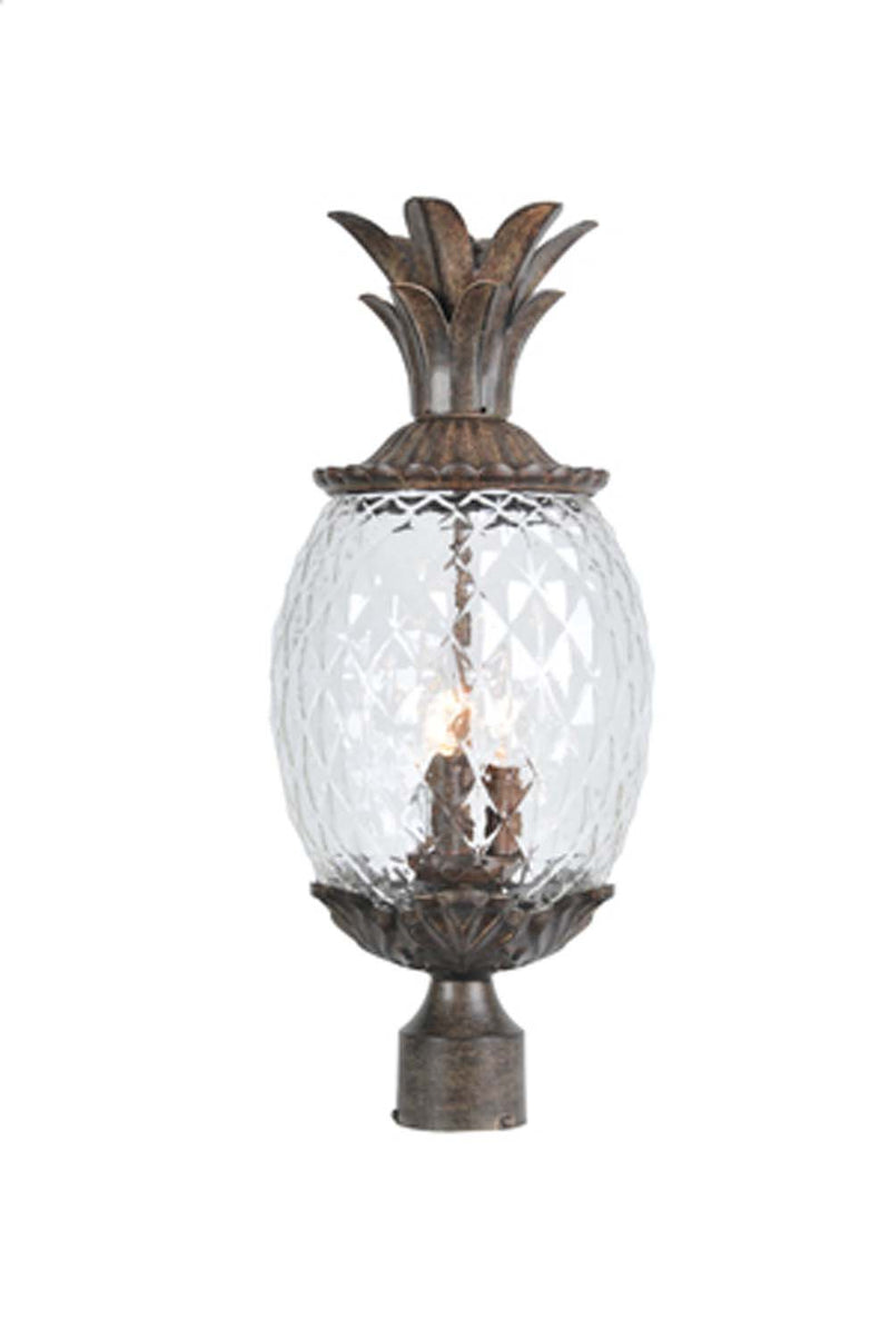 Acclaim Lighting 7517BC Three Light Post Mount, Black Coral