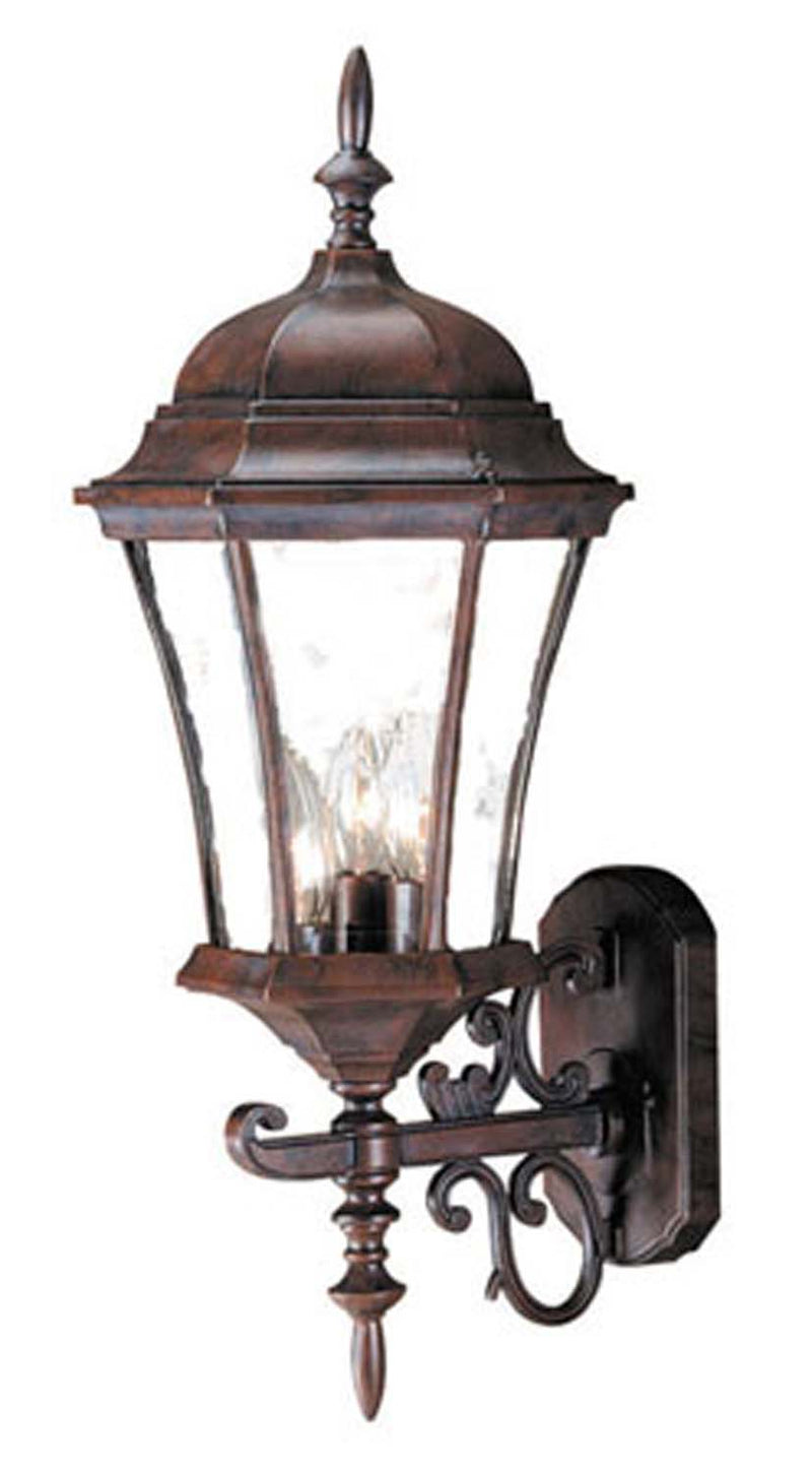 Acclaim Lighting 5025BW Three Light Wall Sconce, Burled Walnut
