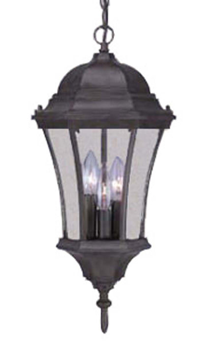 Acclaim Lighting 5026BK Three Light Hanging Lantern, Matte Black