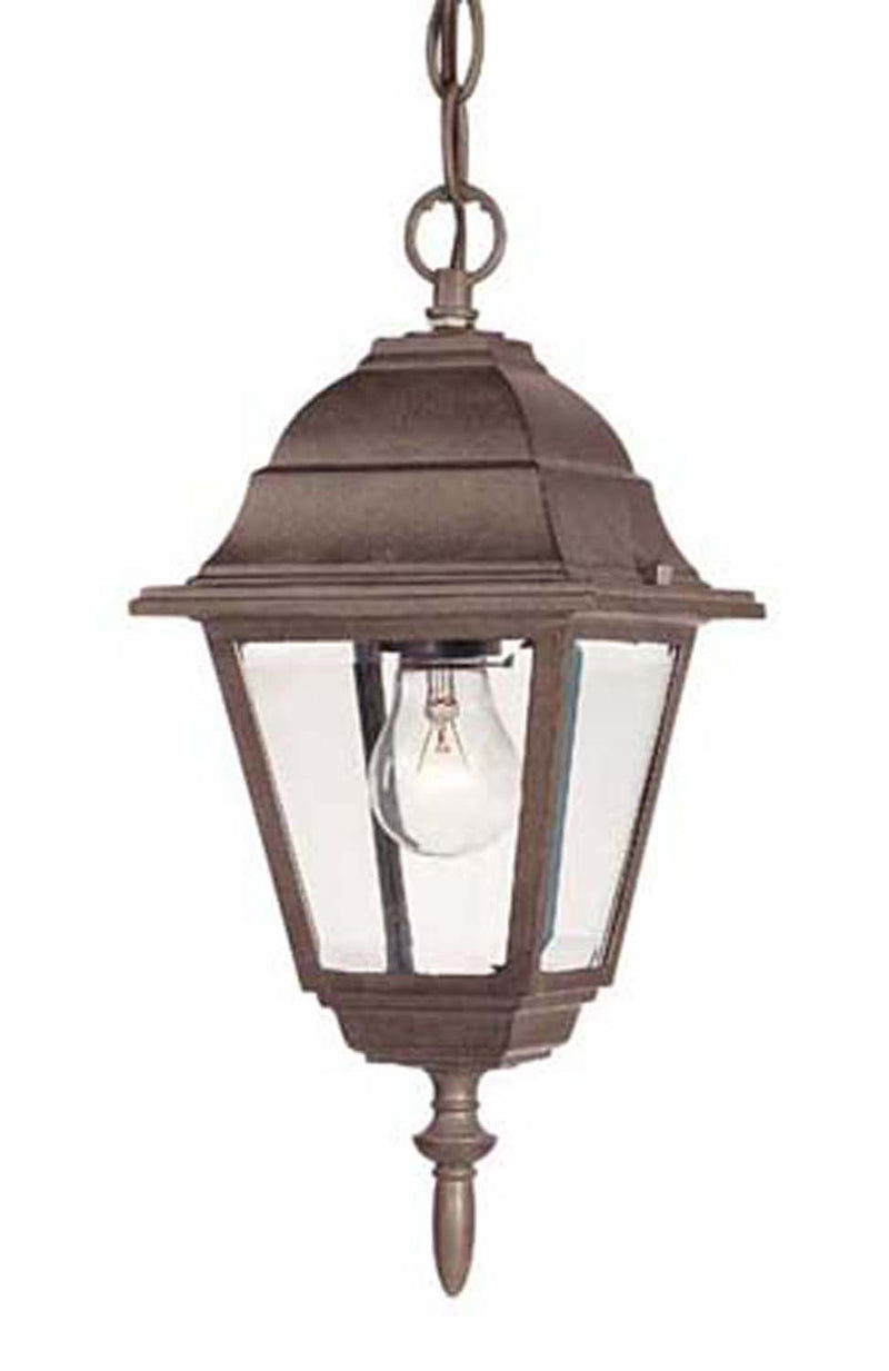 Acclaim Lighting 4006BW One Light Hanging Lantern, Burled Walnut