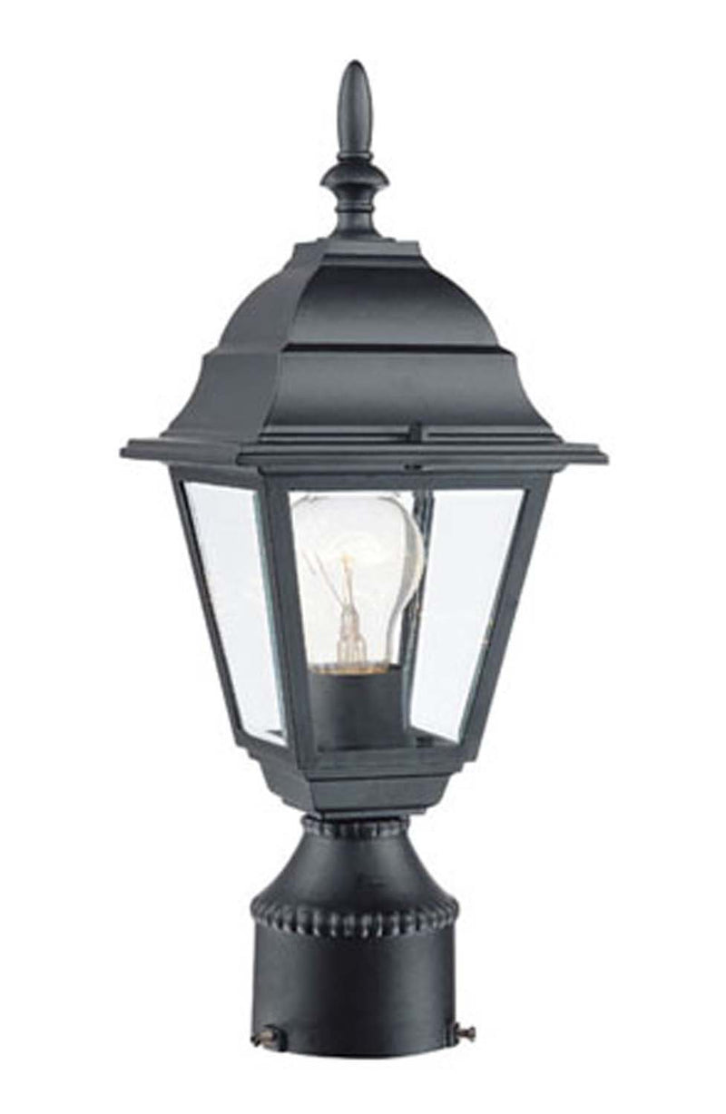 Acclaim Lighting 4007BK One Light Post Mount, Matte Black