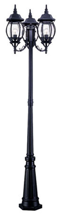 Acclaim Lighting 5179BK Three Light Post Mount, Matte Black