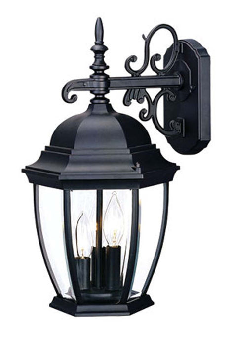 Acclaim Lighting 5032BK Three Light Wall Sconce, Matte Black