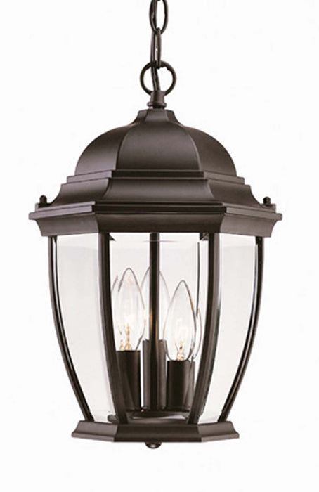 Acclaim Lighting 5036BK Three Light Hanging Lantern, Matte Black