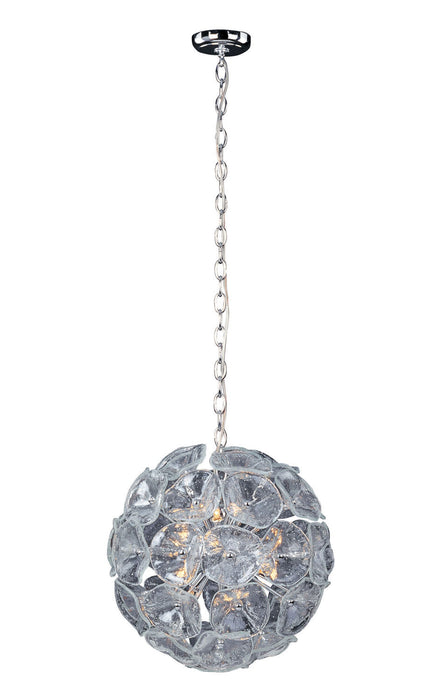 ET2 E22093-28 12 Light Pendant, Polished Chrome