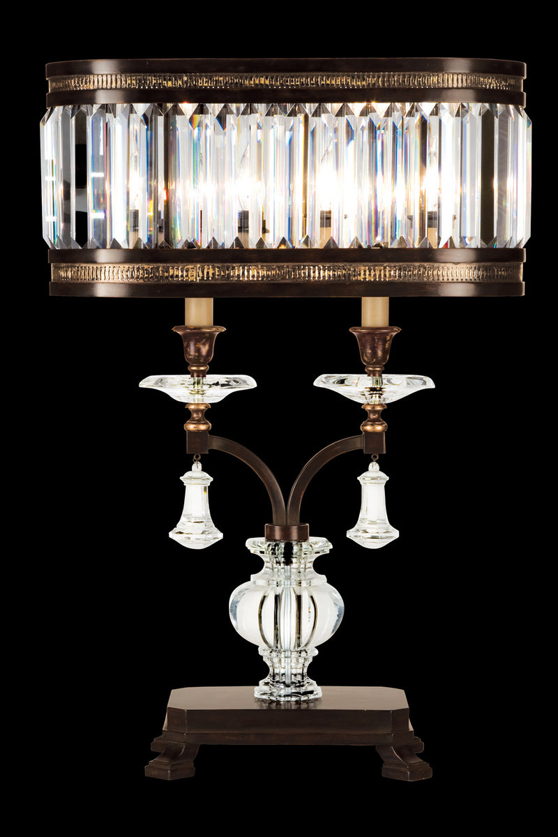 Fine Art 606010ST Two Light Table Lamp, Bronze