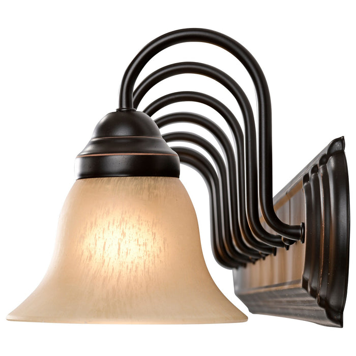 Nuvo Lighting 60-1268 Seven Light Vanity, Mahogany Bronze / Champagne
