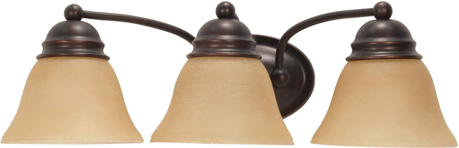 Nuvo Lighting 60-1272 Three Light Vanity, Mahogany Bronze