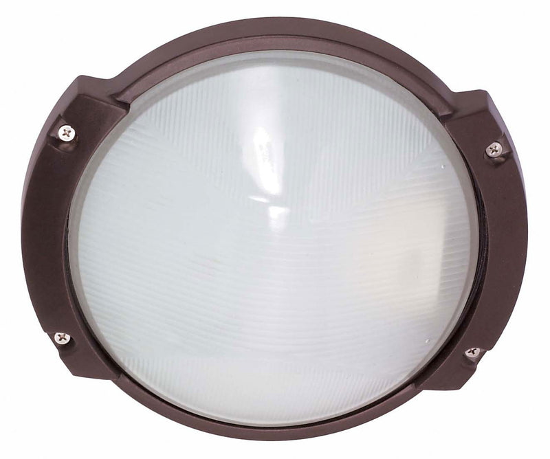 Nuvo Lighting 60-517 One Light Outdoor Bulk Head, Architectural Bronze