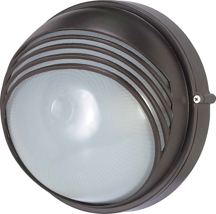 Nuvo Lighting 60-521 One Light Outdoor Bulk Head, Architectural Bronze