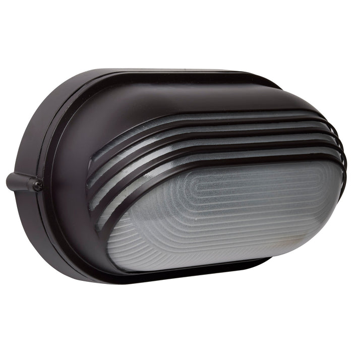 Nuvo Lighting 60-523 One Light Outdoor Bulk Head, Architectural Bronze