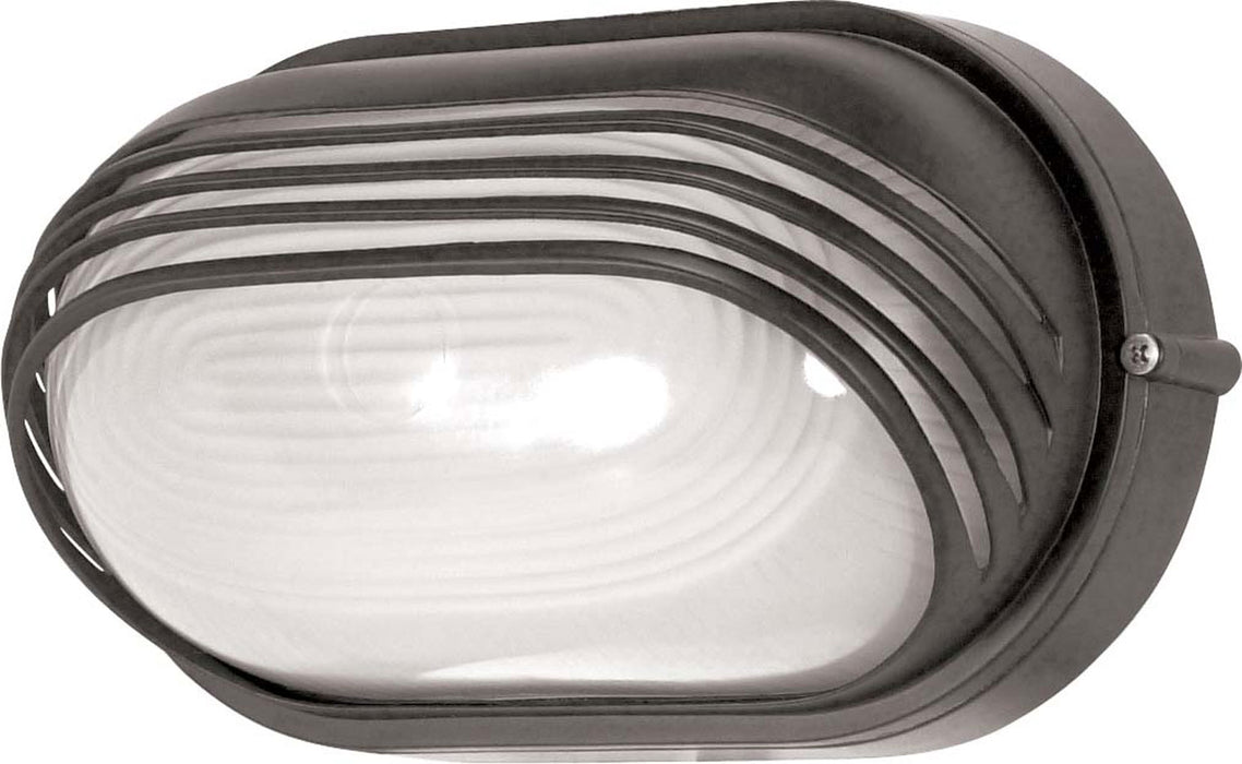 Nuvo Lighting 60-523 One Light Outdoor Bulk Head, Architectural Bronze