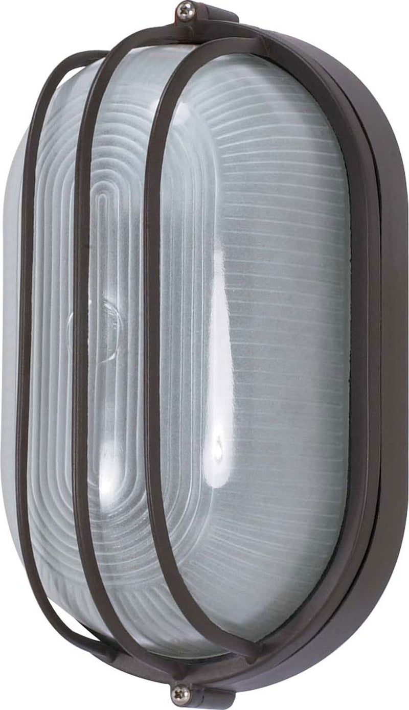 Nuvo Lighting 60-525 One Light Outdoor Bulk Head, Architectural Bronze