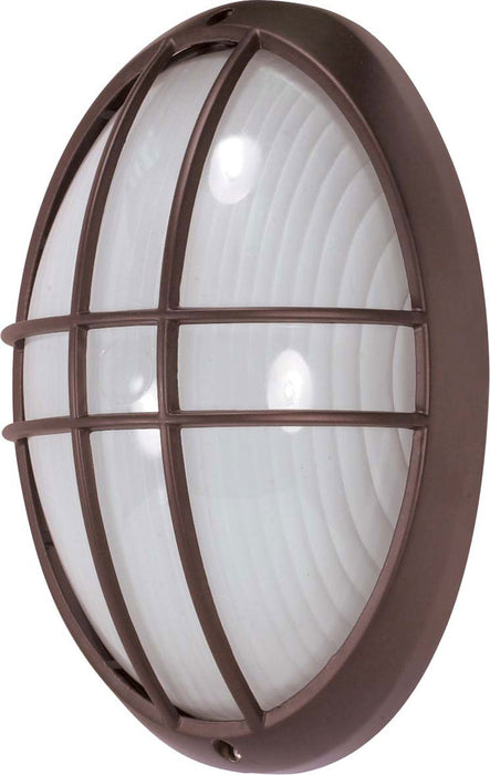 Nuvo Lighting 60-529 One Light Outdoor Bulk Head, Architectural Bronze