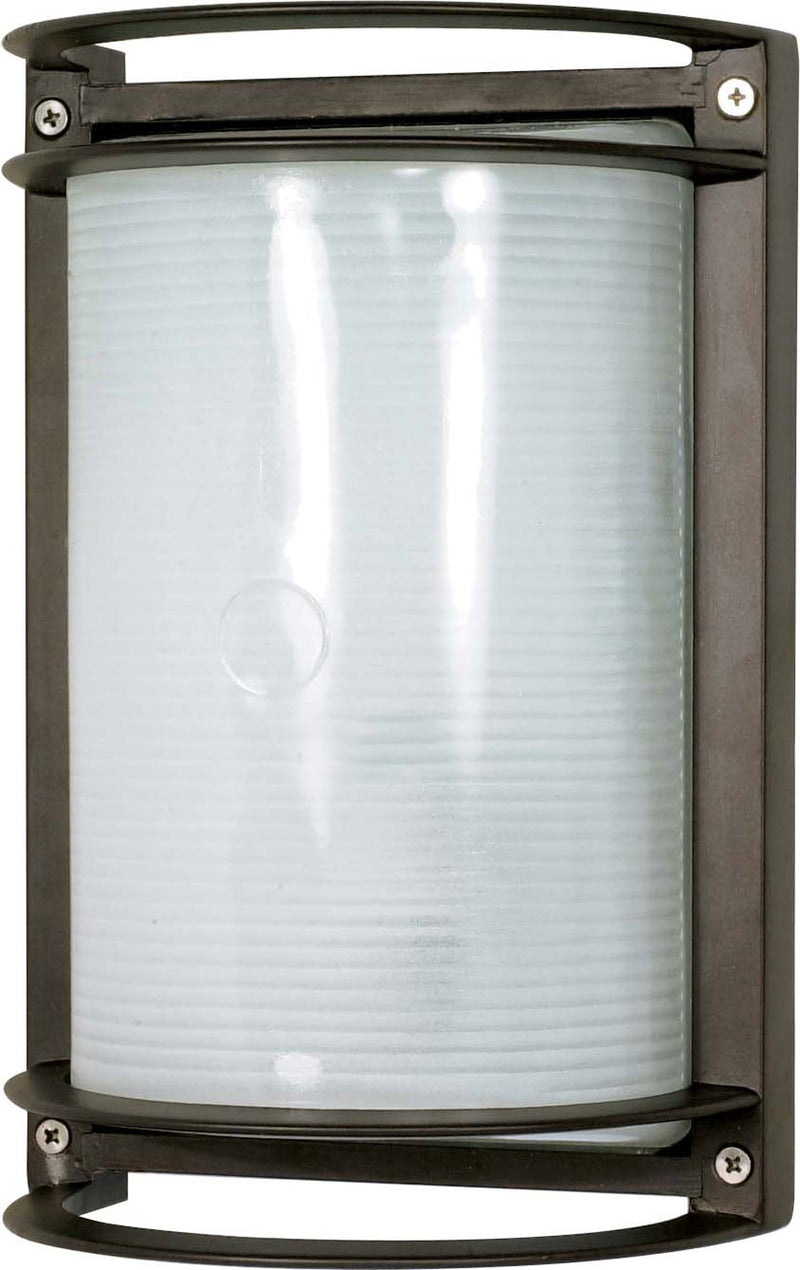 Nuvo Lighting 60-531 One Light Outdoor Bulk Head, Architectural Bronze