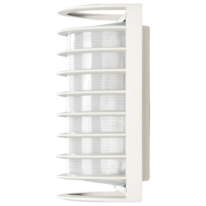 Nuvo Lighting 60-532 One Light Outdoor Bulk Head, Semi Gloss White