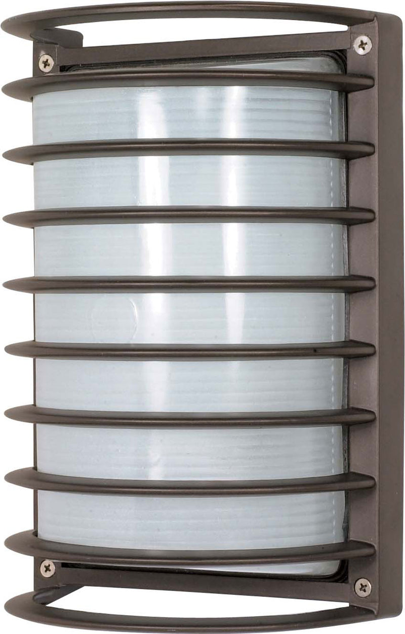 Nuvo Lighting 60-533 One Light Outdoor Bulk Head, Architectural Bronze