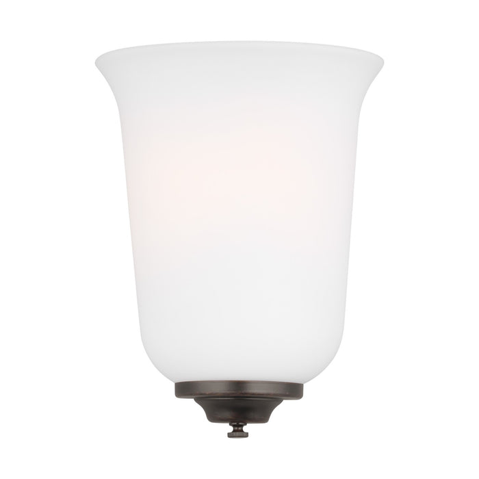 Generation Lighting 49119-710 One Light Wall / Bath Sconce, Bronze
