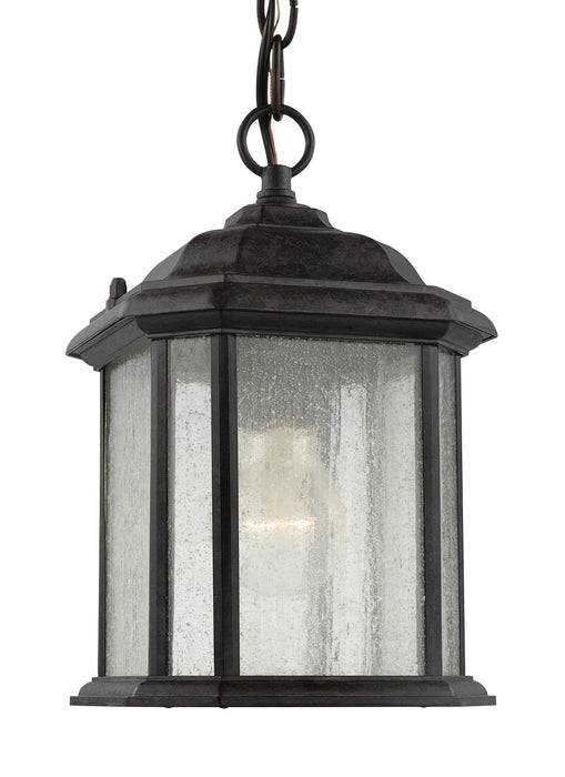 Generation Lighting 60029-746 One Light Outdoor Semi-Flush Convertible Pendant, Oxford Bronze