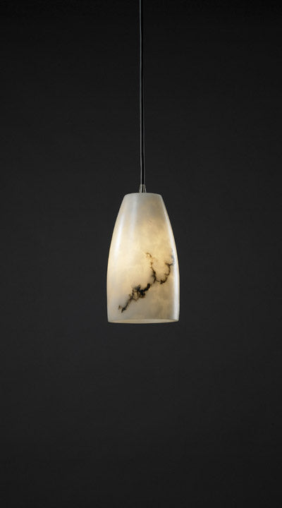 Justice Designs FAL-8816-28-ABRS One Light Pendant, Antique Brass