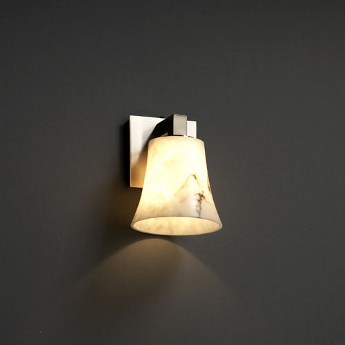 Justice Designs FAL-8921-20-NCKL One Light Wall Sconce, Brushed Nickel