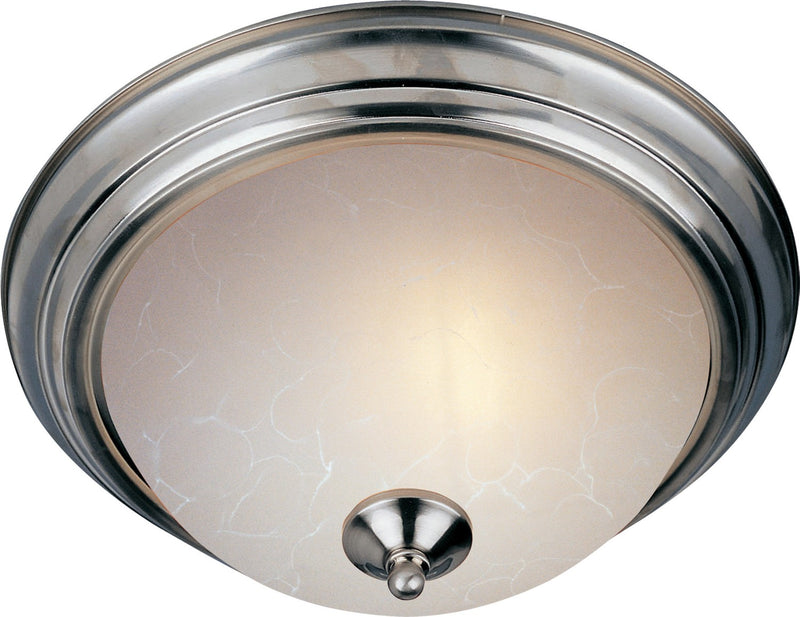 Maxim 5840ICSN One Light Flush Mount, Satin Nickel