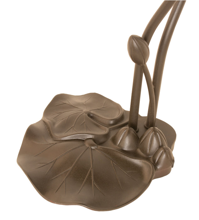 Meyda Tiffany 14670 Three Light Accent Lamp, Mahogany Bronze
