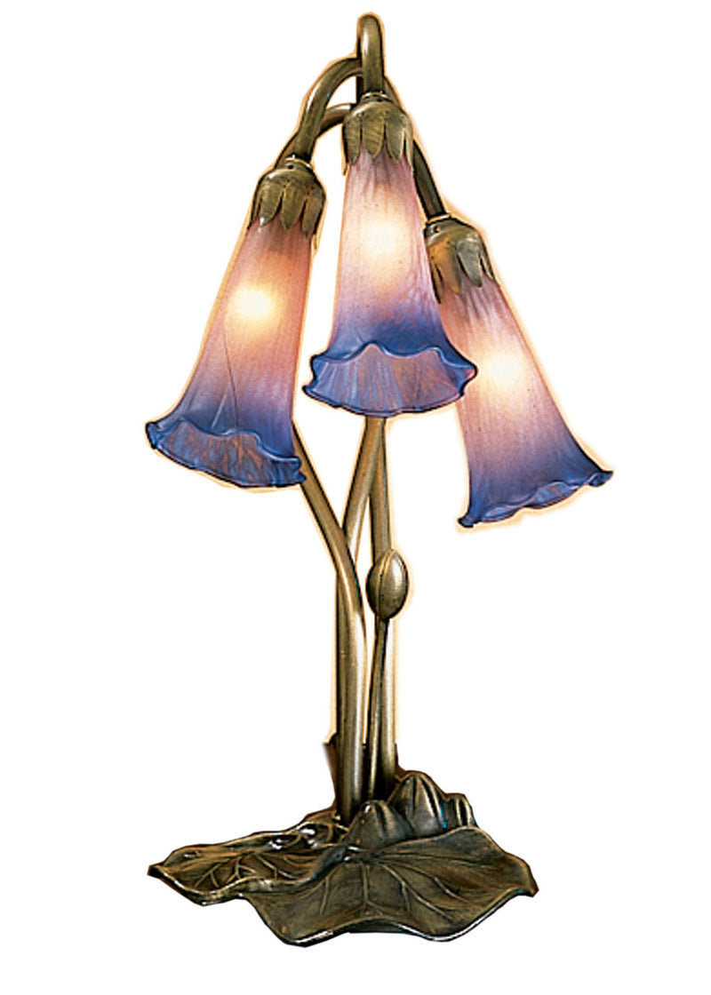 Meyda Tiffany 14670 Three Light Accent Lamp, Mahogany Bronze