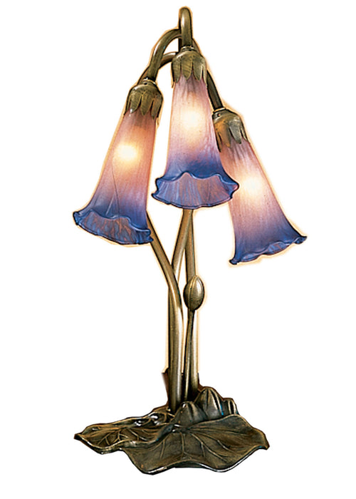 Meyda Tiffany 14670 Three Light Accent Lamp, Mahogany Bronze