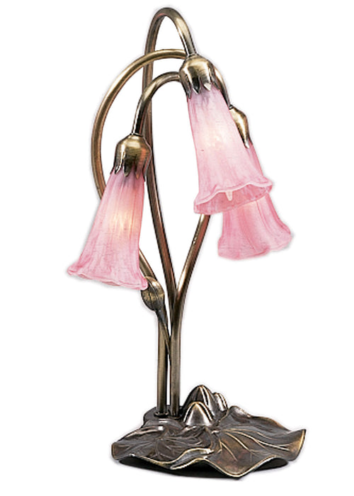Meyda Tiffany 14728 Three Light Accent Lamp, Mahogany Bronze