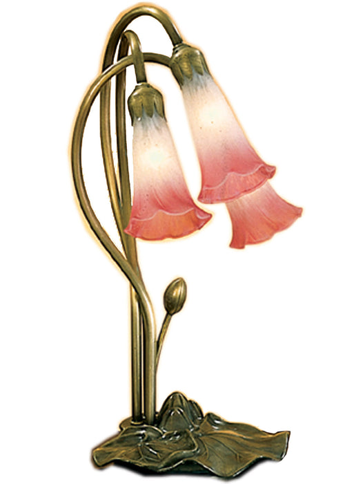 Meyda Tiffany 14813 Three Light Accent Lamp, Mahogany Bronze