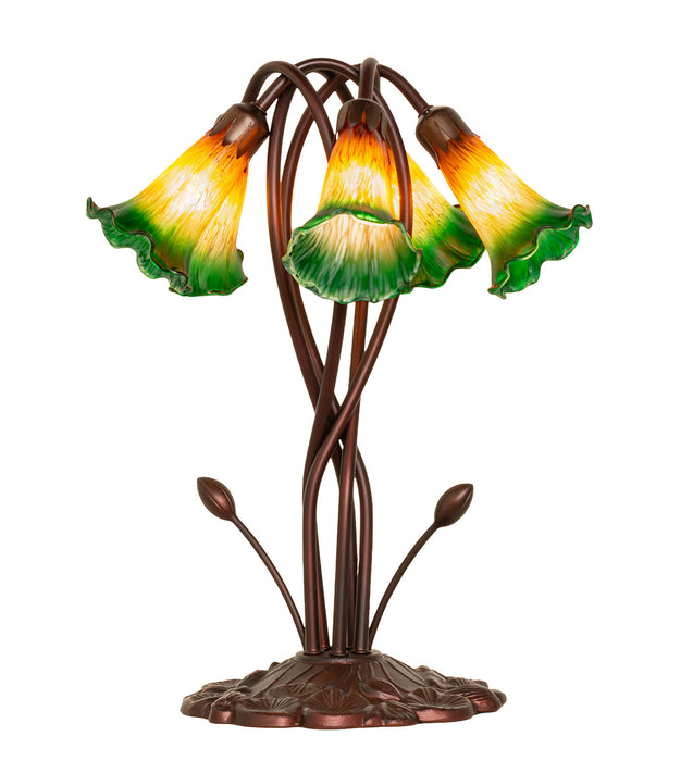 Meyda Tiffany 14893 Five Light Accent Lamp, Mahogany Bronze