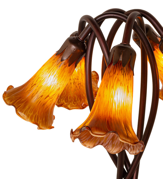 Meyda Tiffany 14931 Five Light Accent Lamp, Mahogany Bronze