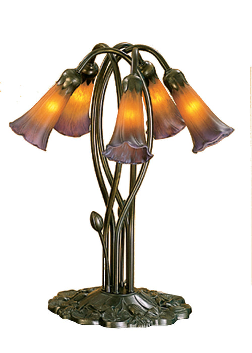 Meyda Tiffany 14962 Five Light Accent Lamp, Mahogany Bronze