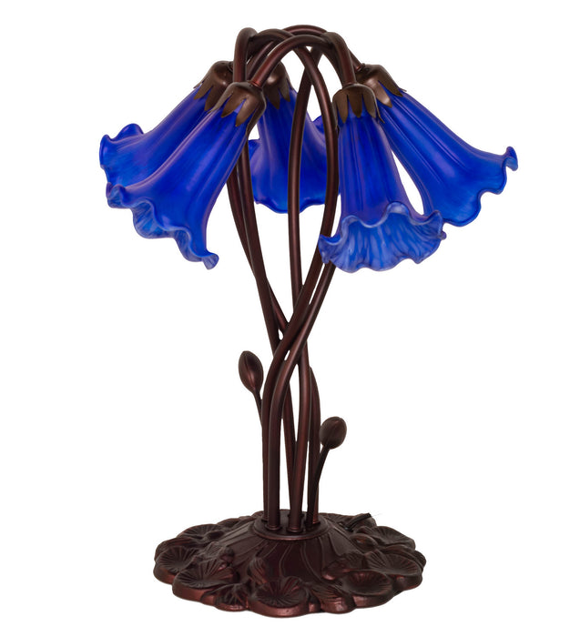 Meyda Tiffany 14995 Five Light Accent Lamp, Mahogany Bronze