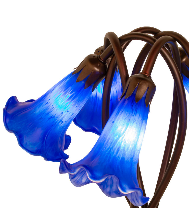 Meyda Tiffany 14995 Five Light Accent Lamp, Mahogany Bronze