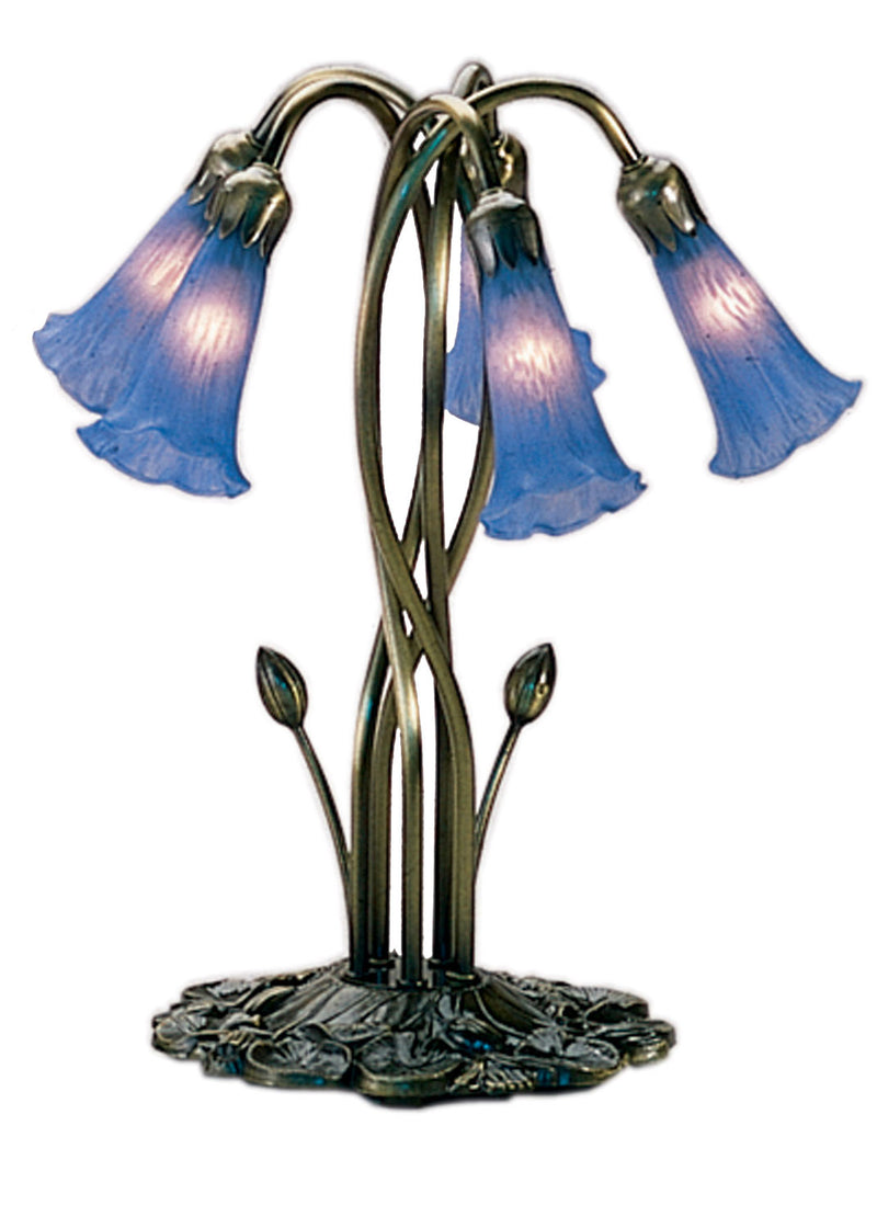 Meyda Tiffany 14995 Five Light Accent Lamp, Mahogany Bronze