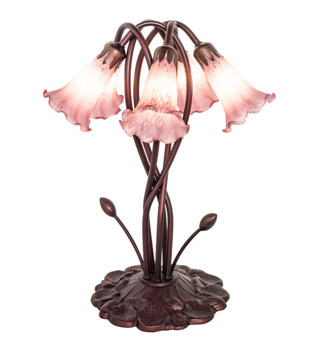 Meyda Tiffany 15127 Five Light Accent Lamp, Mahogany Bronze