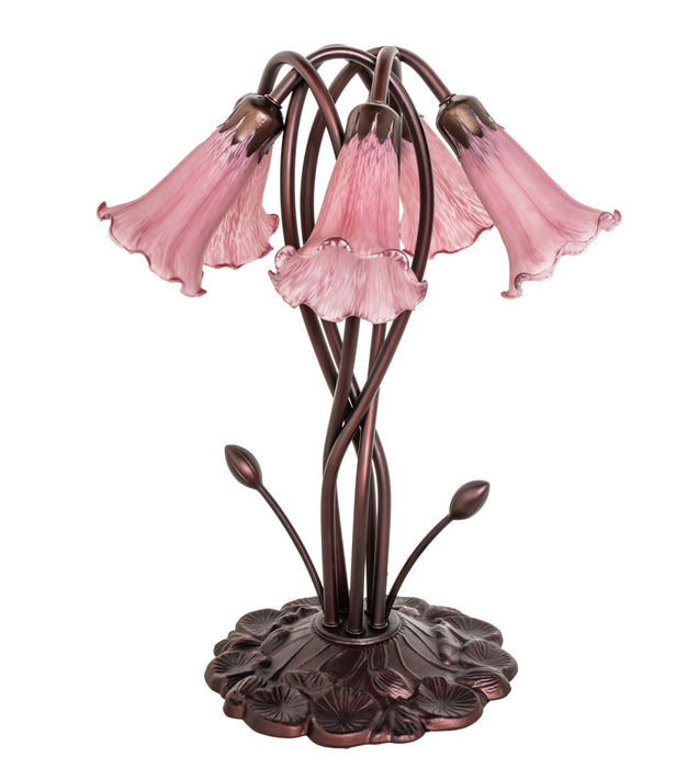 Meyda Tiffany 15127 Five Light Accent Lamp, Mahogany Bronze