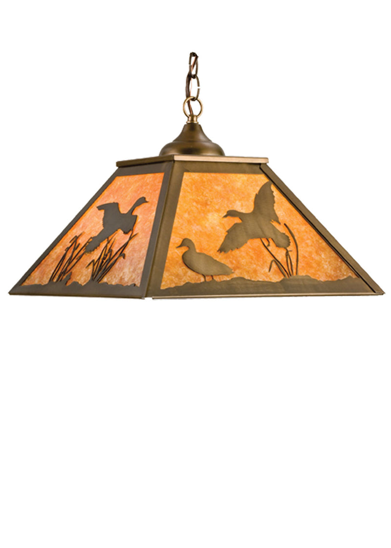 Meyda Tiffany 15280 Two Light Pendant, Antique Copper